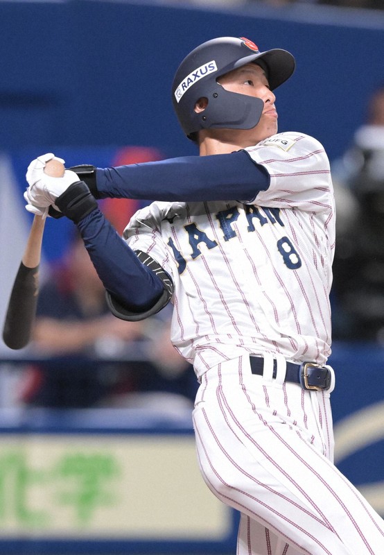 取るぞ世界一‼」 侍ジャパン主軸・辰己涼介が豪快な3ラン | 毎日新聞