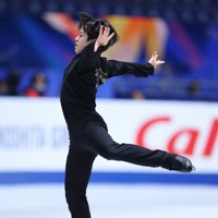 男子フリーで演技する鍵山優真＝国立代々木競技場で2024年11月9日、猪飼健史撮影