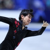 男子フリーで演技する壷井達也＝国立代々木競技場で2024年11月9日、猪飼健史撮影