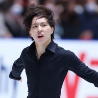 男子フリーで演技する三浦佳生＝国立代々木競技場で2024年11月9日、猪飼健史撮影
