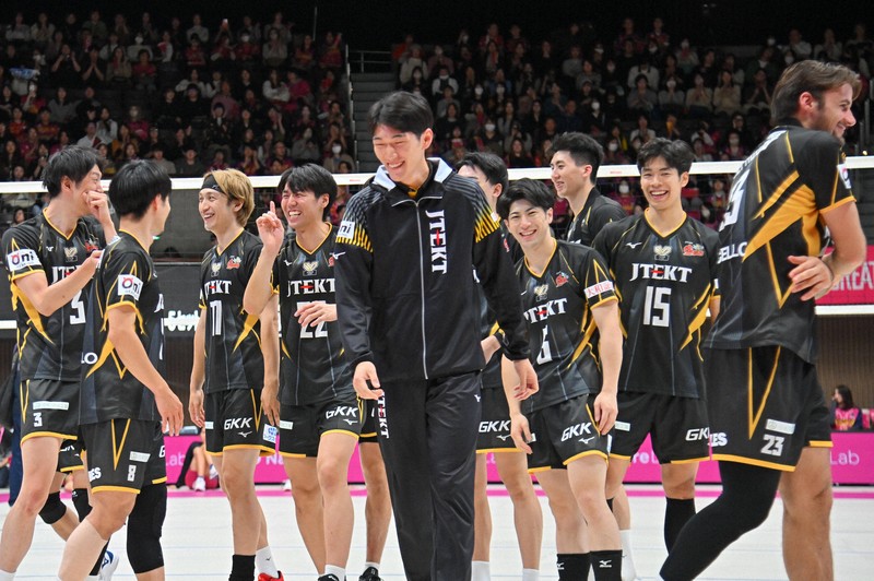 ジェイテクトが東京GBに逆転勝ち バレーボールSVリーグ [写真特集1/19