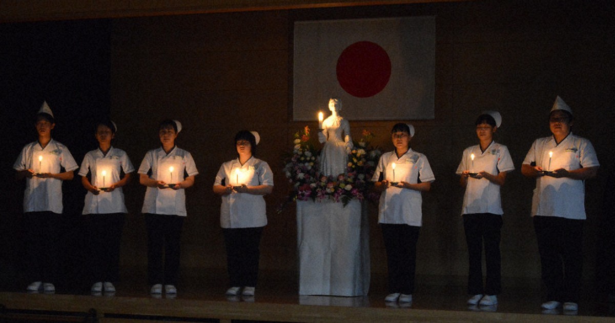 42期生7人、最後の戴帽式 京都医師会看護高等専修学校、2026年3月閉校