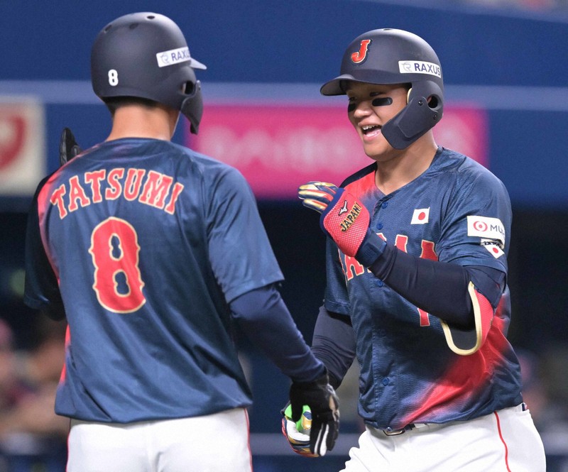 侍JAPANの若虎4番・森下が先制2ラン チェコ戦で際立った勝負強さ