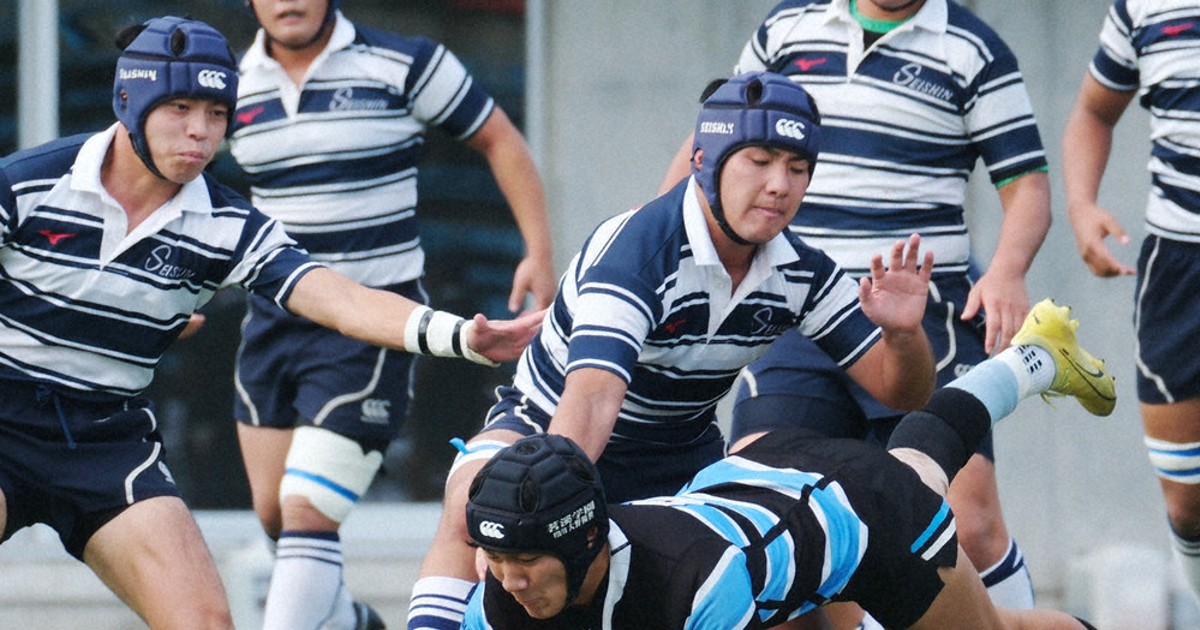 全国高校ラグビー：県予選 茗渓学園、30回目V 強力FWで清真学園圧倒