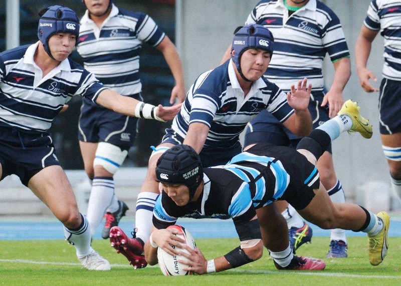 全国高校ラグビー：県予選 茗渓学園、30回目V 強力FWで清真学園圧倒