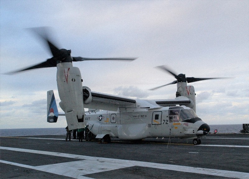 岩国市長が空母視察 新配備オスプレイは4機 米側が説明 「配慮欠く