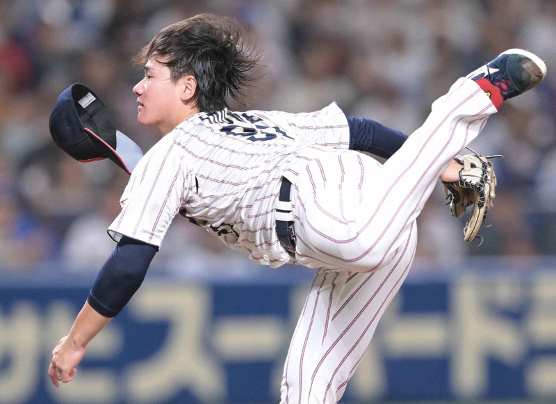 大きな自信に」 井上温大、上々の国際大会デビュー プレミア12 | 毎日新聞