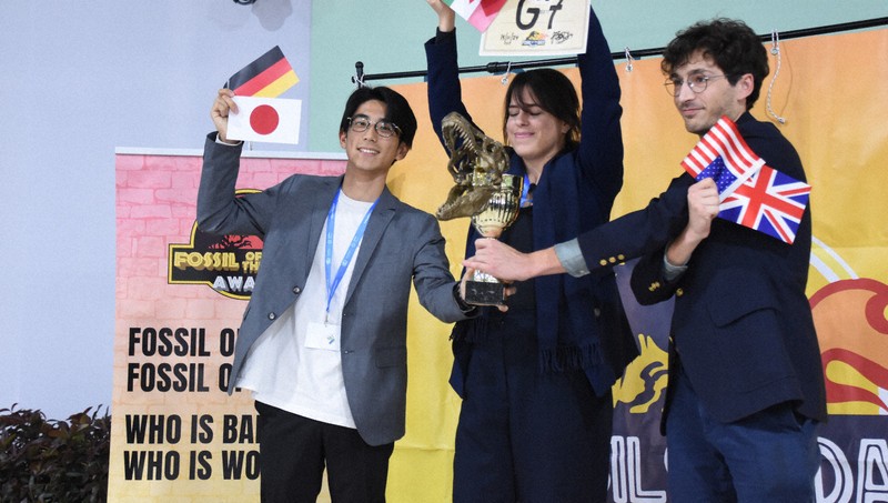 会議の進展を妨害」 日本などG7に「化石賞」 COP29 | 毎日新聞