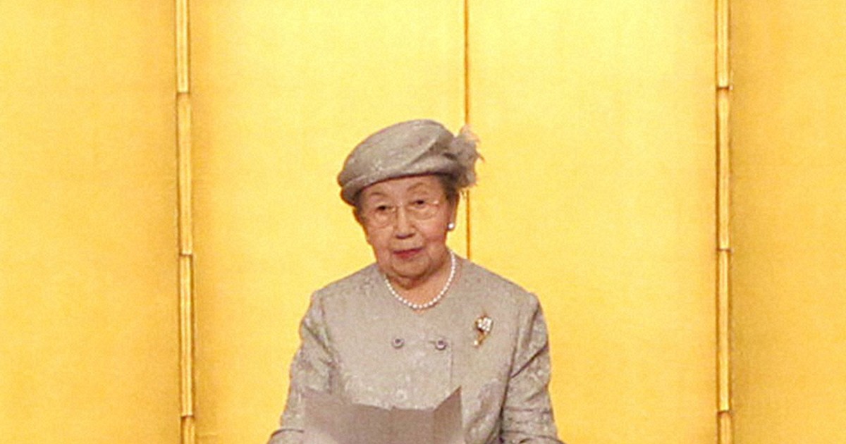 三笠宮妃百合子さま逝去 101歳 皇室最高齢 [写真特集10/19