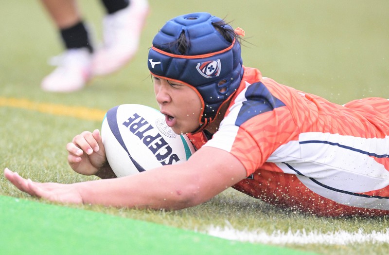 中部大春日丘が12年連続で花園へ 高校ラグビー愛知県大会決勝 [写真