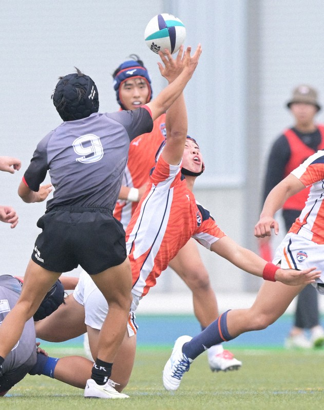 中部大春日丘が12年連続で花園へ 高校ラグビー愛知県大会決勝 [写真