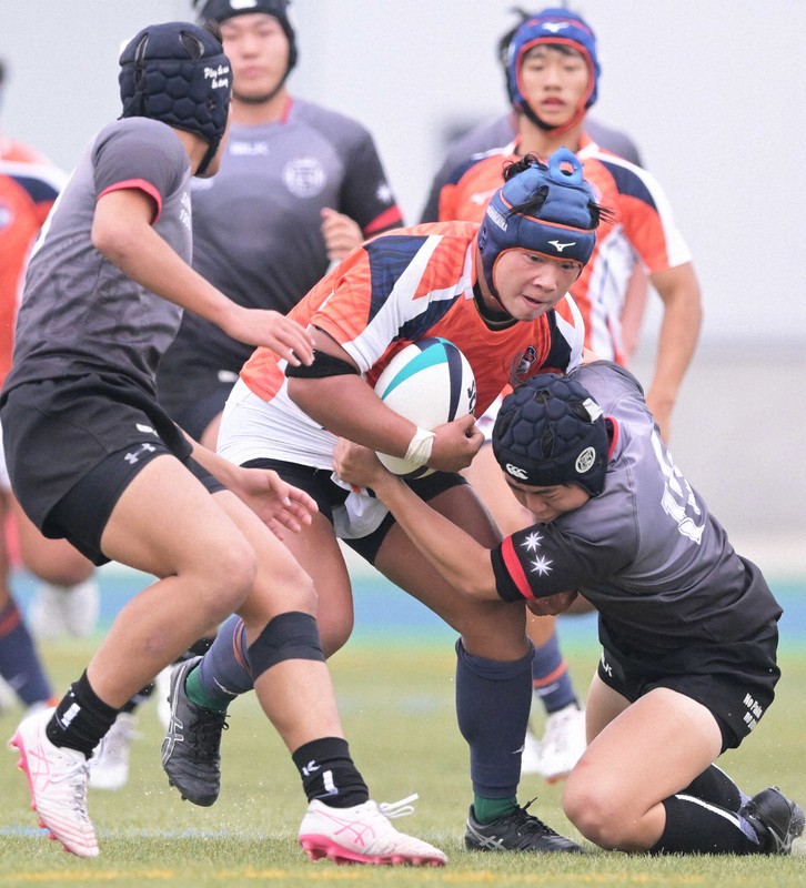 中部大春日丘が12年連続で花園へ 高校ラグビー愛知県大会決勝 [写真