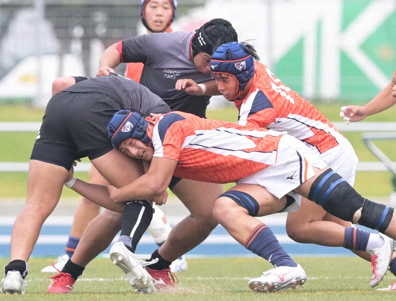 中部大春日丘が12年連続で花園へ 高校ラグビー愛知県大会決勝 [写真