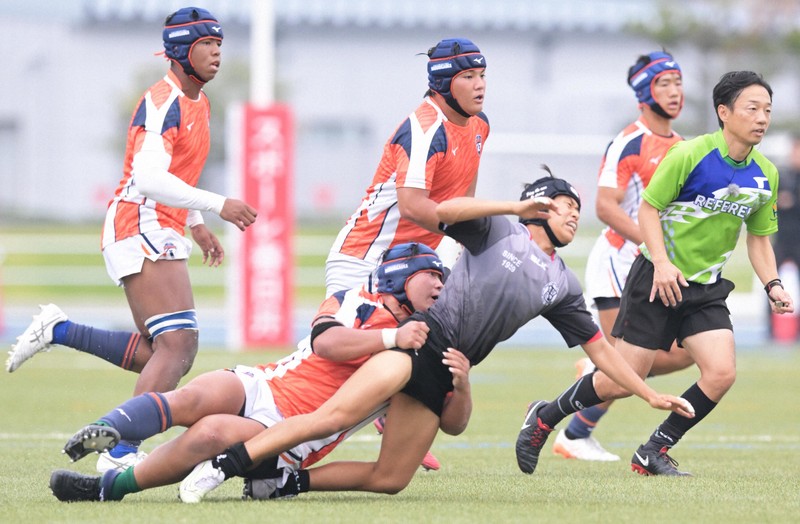 中部大春日丘が12年連続で花園へ 高校ラグビー愛知県大会決勝 [写真