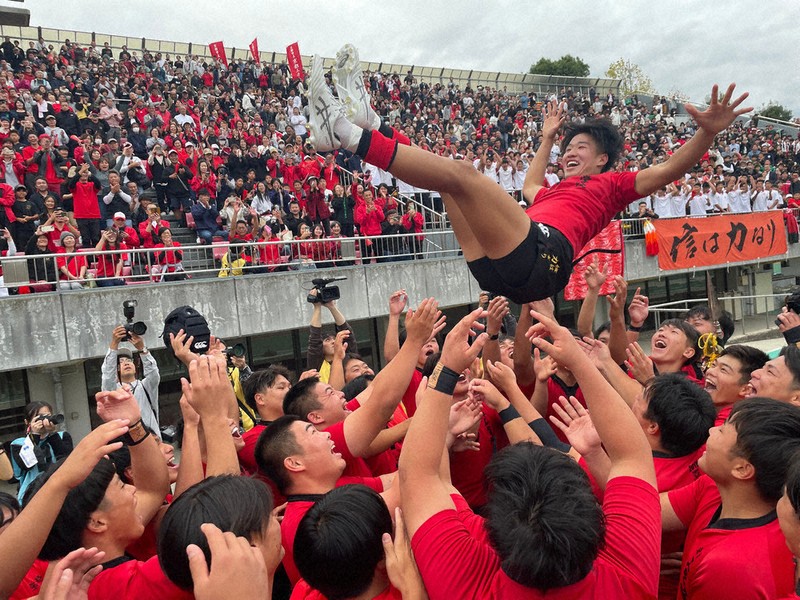 全国高校ラグビー：京都工学院、泣き虫花園切符 9大会ぶり OBがチーム