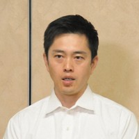 吉村洋文氏＝大阪市中央区の大阪府庁で2024年6月14日午後2時44分、村上正撮影