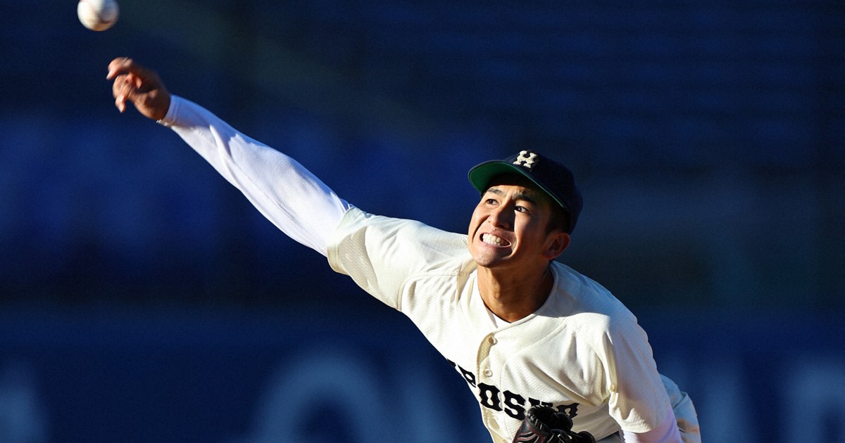 関東第一　野球ボール　神宮大会2023年　春の選抜2024年　夏の選手権2024 広島商・大宗が184球の力投「勝った瞬間、疲れ抜けた」 神宮大会