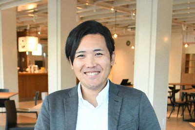 阿部晃成さん＝石川県輪島市内で、深尾昭寛撮影
