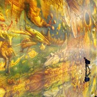 24色のペン：ギネス認定 世界最大の油彩画 [写真特集1/11] | 毎日新聞