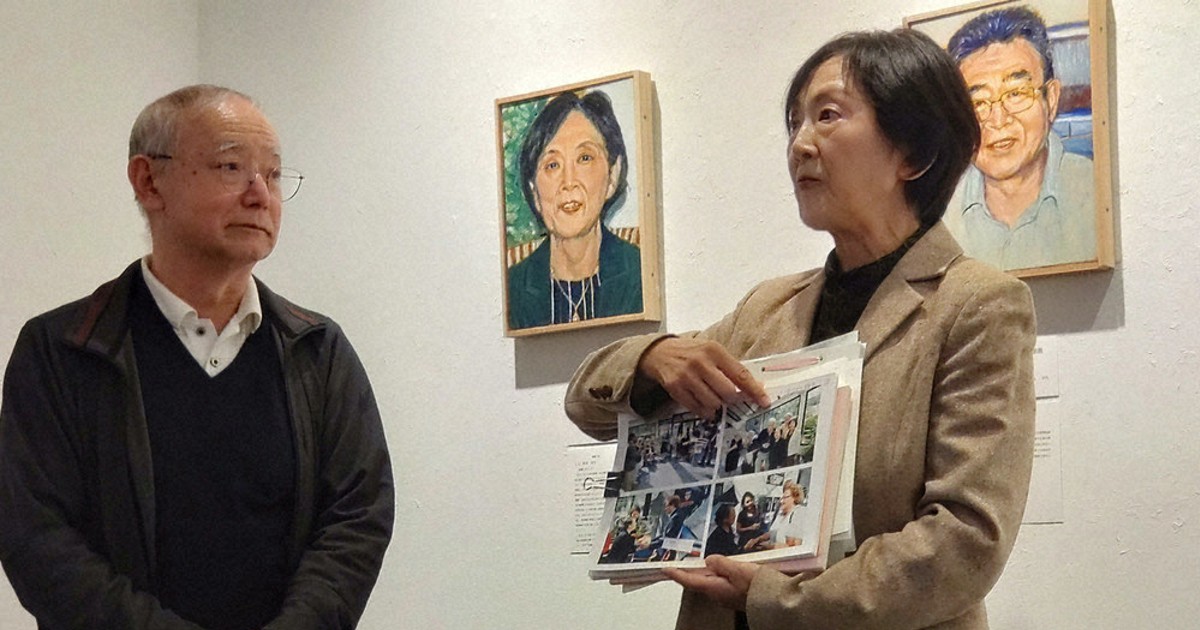 被爆者肖像画 新作8点も 増田正昭さん個展 中京・30日まで ／京都