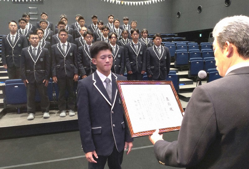 ふたば未来学園を表彰 センバツ21世紀枠県推薦校 ／福島 | 毎日新聞