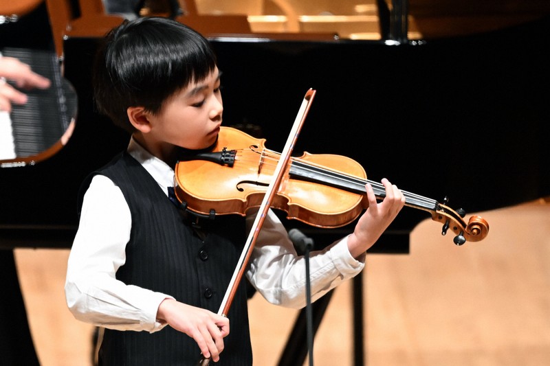 学生音コン・バイオリン小学の部 1位栗原さん「自分の演奏できた