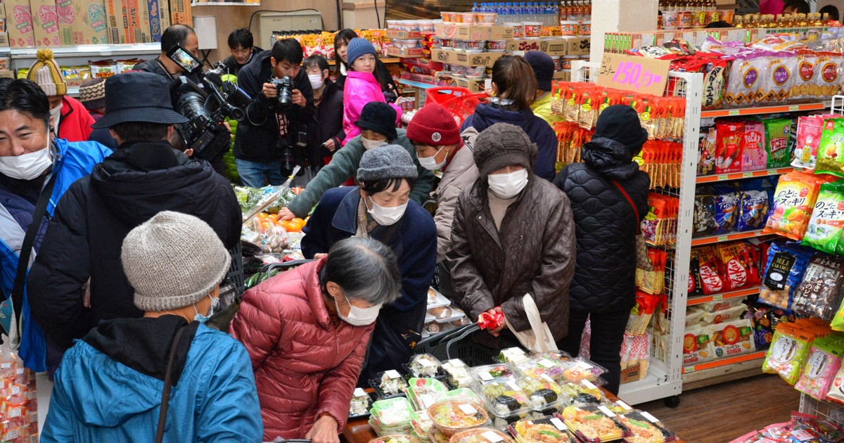輪島・町野町で唯一のスーパー再開「奇跡のよう」 能登豪雨で被災