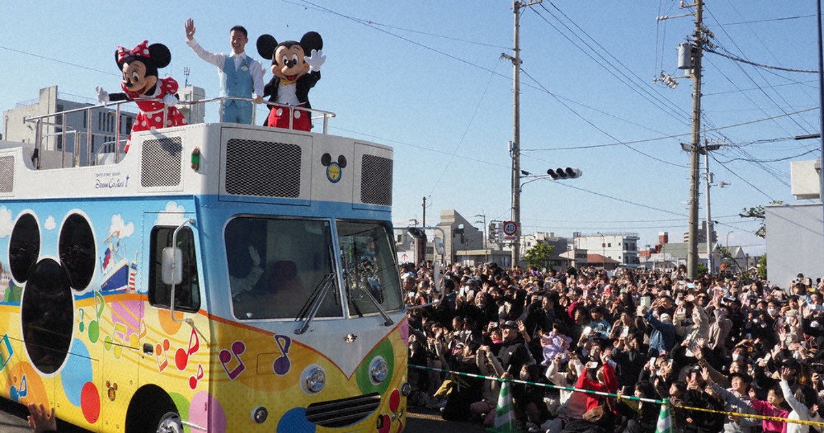 ミッキーら夢のパレード 徳島おどりフェスタ 子どもダンサーも参加