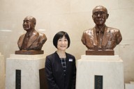 竹鼻志乃校長＝東京都豊島区の豊島岡女子学園で2024年5月、大沢瑞季撮影