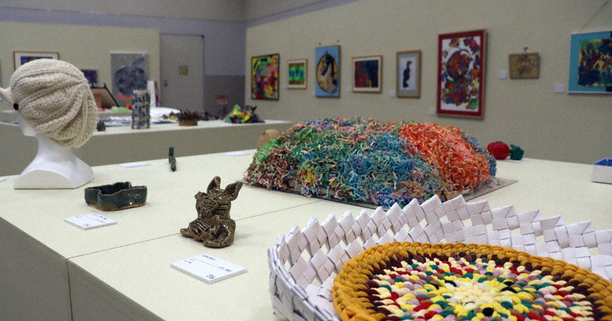 作者の気持ち、くみ取って 障害者展「ぴかっtoアート」 8日まで 個性