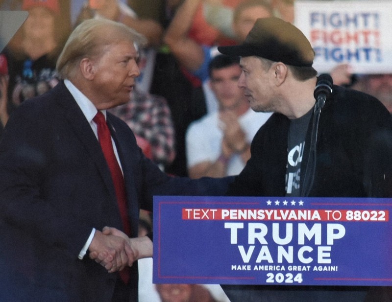 トランプ氏応援の総額は計393億円 米大統領選でマスク氏 | 毎日新聞