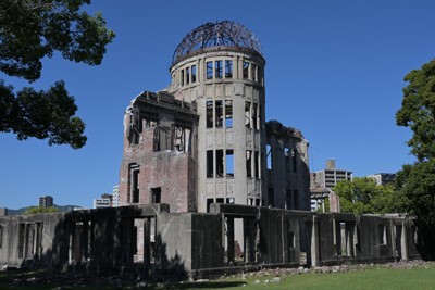 原爆ドーム＝2024年10月、北村隆夫撮影