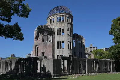 原爆ドーム=2024年10月、北村隆夫撮影