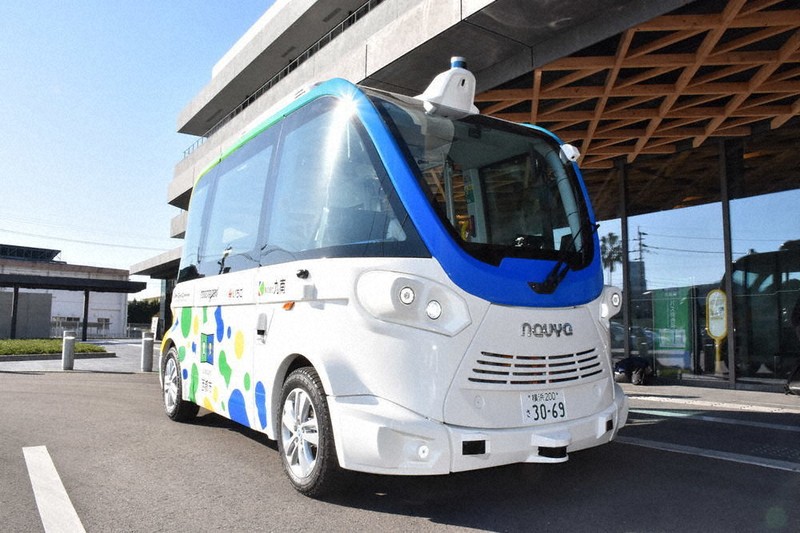 自動運転バス、地域の足に 西都で実証実験 ／宮崎 | 毎日新聞