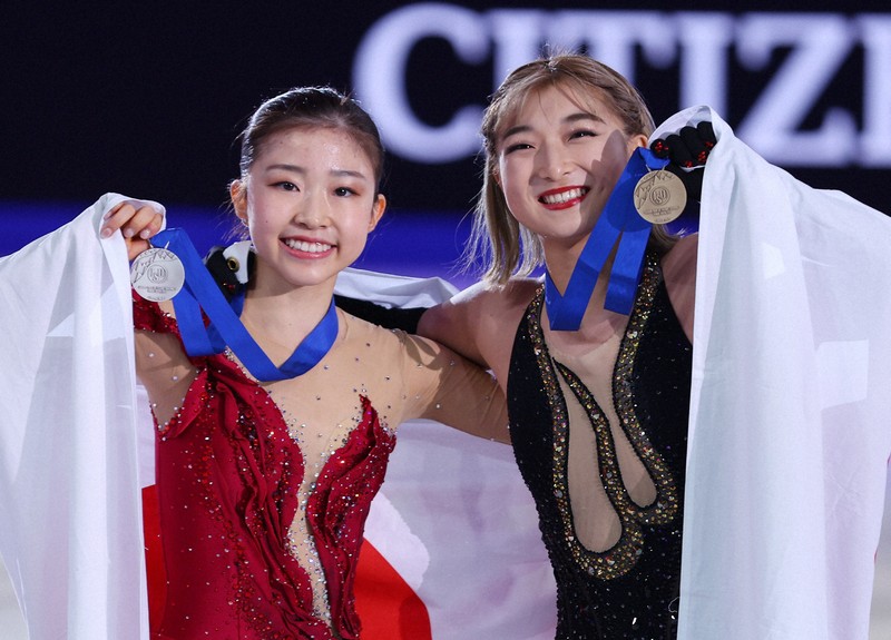 坂本花織3位、SP2位の千葉百音は2位 GPファイナル女子 | 毎日新聞