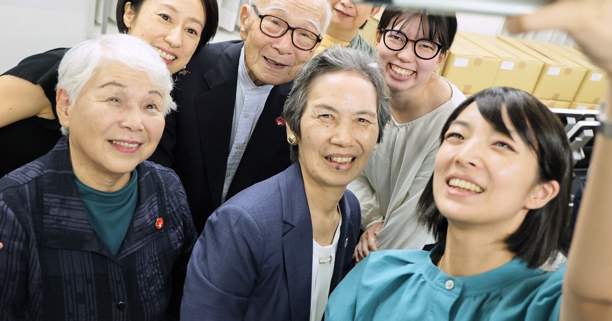 ノーベル授賞式で演説する田中熙巳さん 7年前オスロでこらえた涙