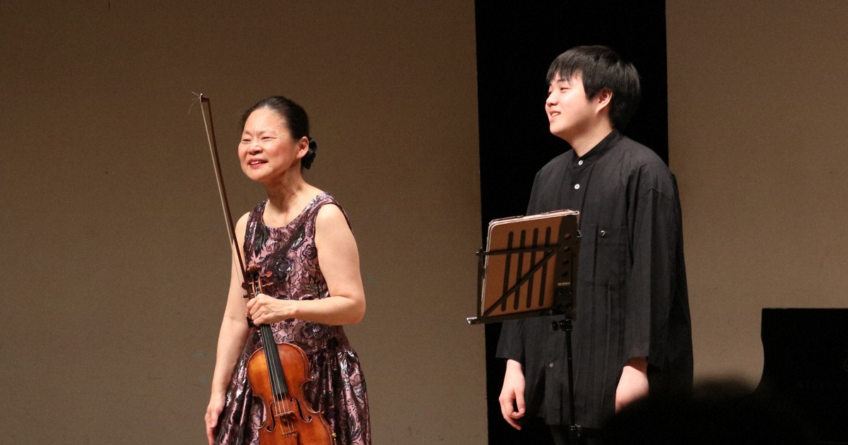 ブラボー：五嶋みどりさんが藤田真央さんと初共演 被災地で奏でた音色