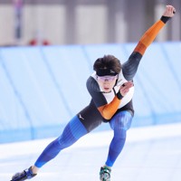 フィギュアスケート　スピードスケート　スキースノーボードウェア M スピードスケート全日本選手権 前日練習 [写真特集7/10] | 毎日新聞