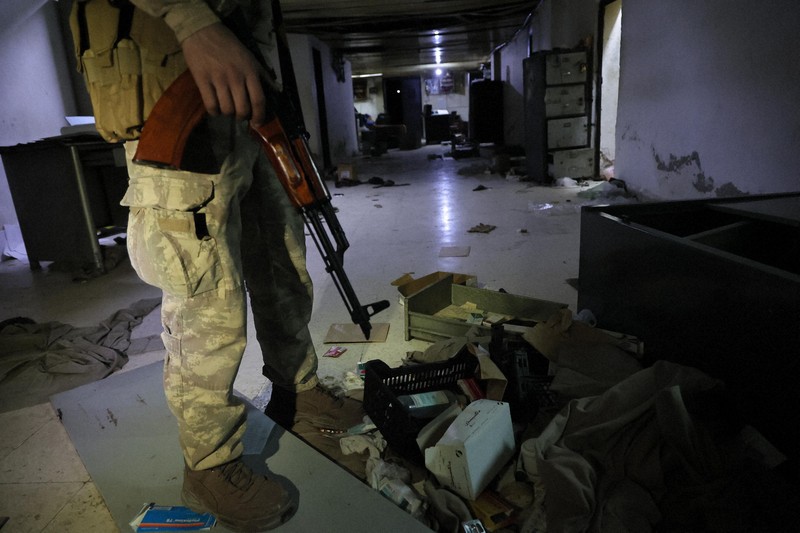 アサド政権崩壊後のシリア軍情報部の拘禁施設 [写真特集1/13