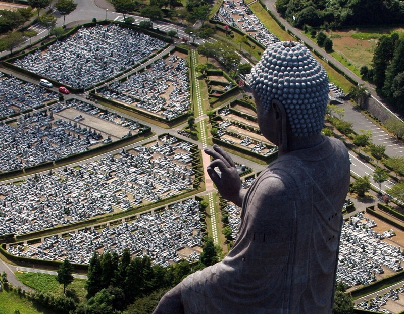 茨城県牛久市の親善大使になった「牛久大仏」 [写真特集3/12] | 毎日新聞