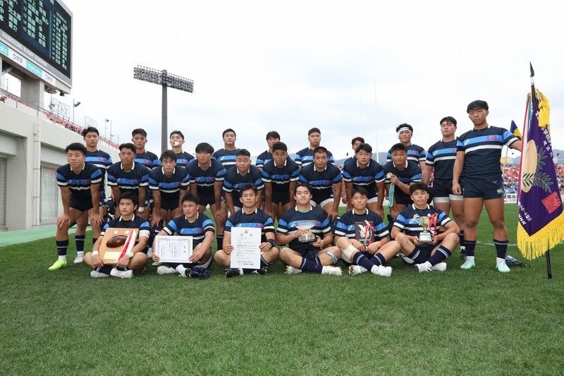 東海大仰星高校　ラグビー部　95回大会優勝記念　タオル 東海大仰星高校ラグビー部95回大会優勝記念タオル
