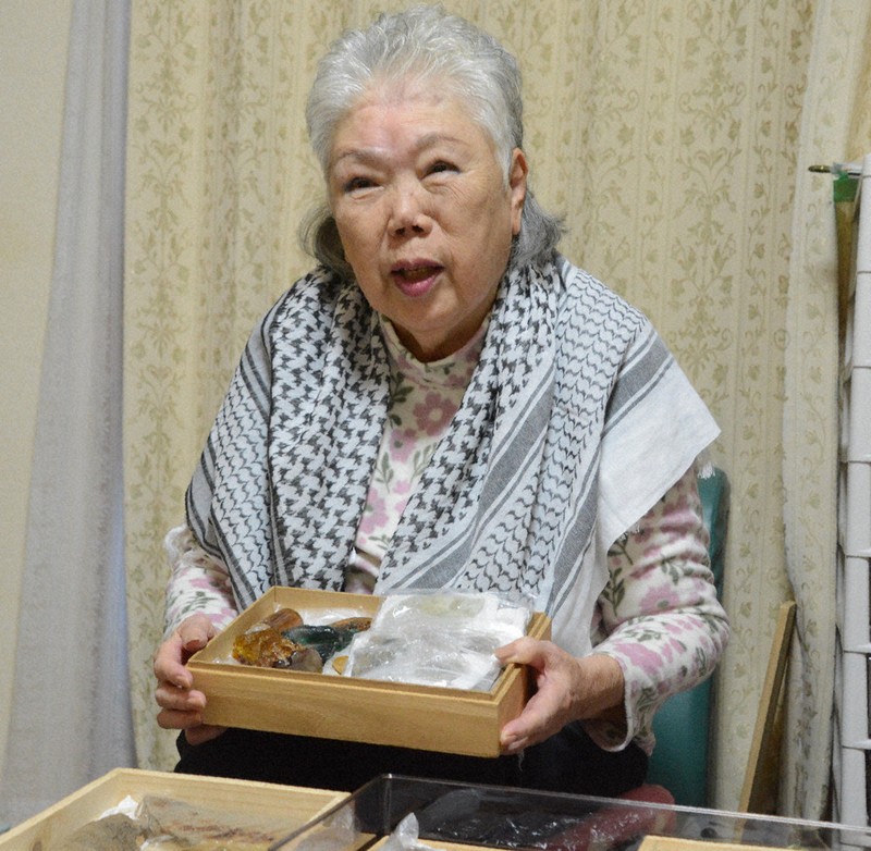 証言・被爆80年へ：／34 竹下芙美さん（83） 桜の下、遺骨に思い