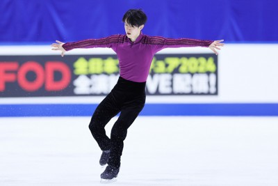 山本草太は7位「今季の調子が出た…」 フィギュア全日本男子SP | 毎日新聞