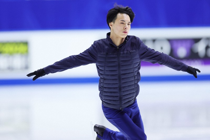 フィギュアスケート全日本選手権 男女SP前に最終調整 [写真特集1/25