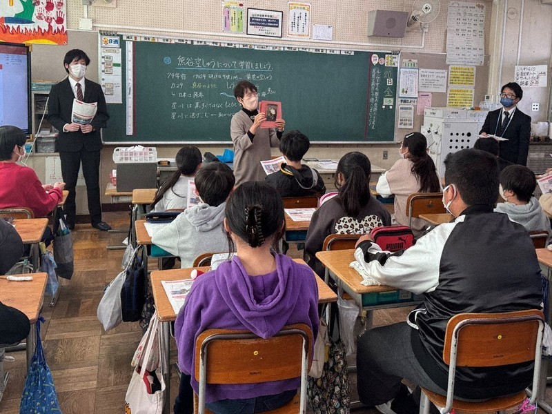 戦後80年：熊谷空襲「自分ごとに」 市民団体 小学校で公開授業 悲劇