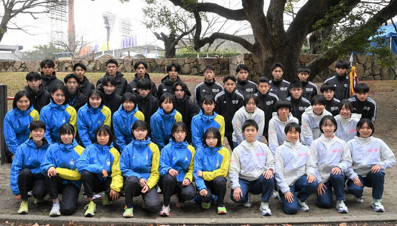 全国高校駅伝：県勢4チーム健闘誓う 京都で開会式 きょう号砲 ／茨城