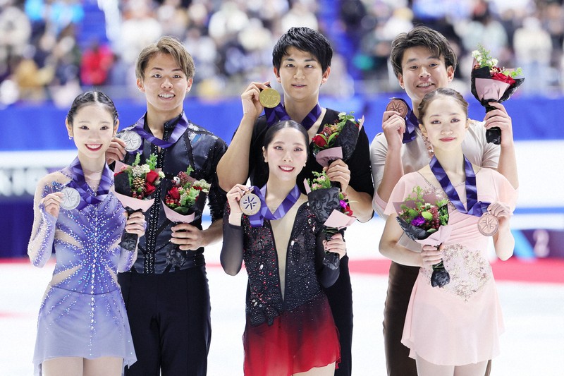 清原選手フィギア 三浦璃来／木原龍一ペアは準優勝…男子シングルは鍵山優真が2位