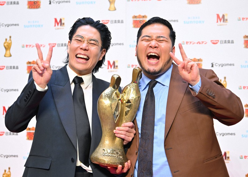 去年の倍」「もう出たくない」 令和ロマン、Mー1グランプリ連覇