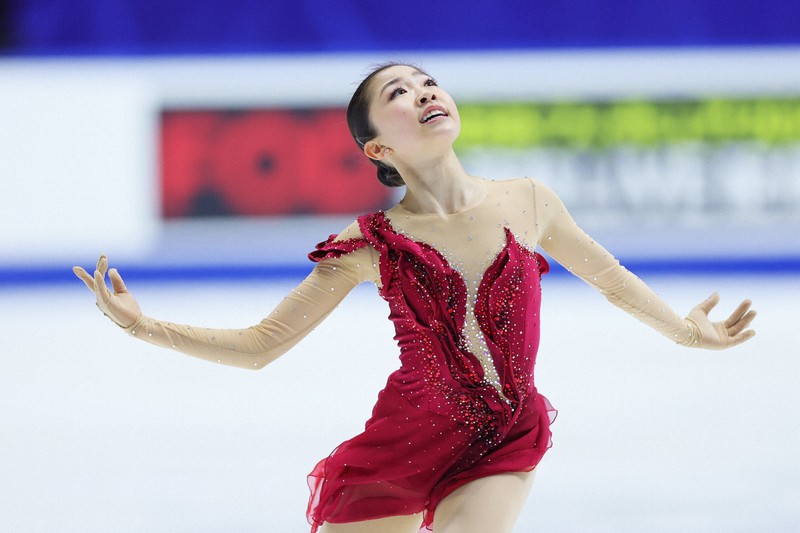 坂本が4連覇 フィギュア全日本選手権 女子フリー [写真特集1/26