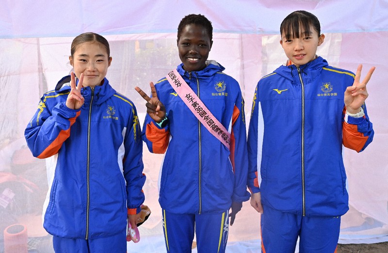 仙台育英、頂点に3年間挑み続けた「エーストリオ」 高校駅伝女子